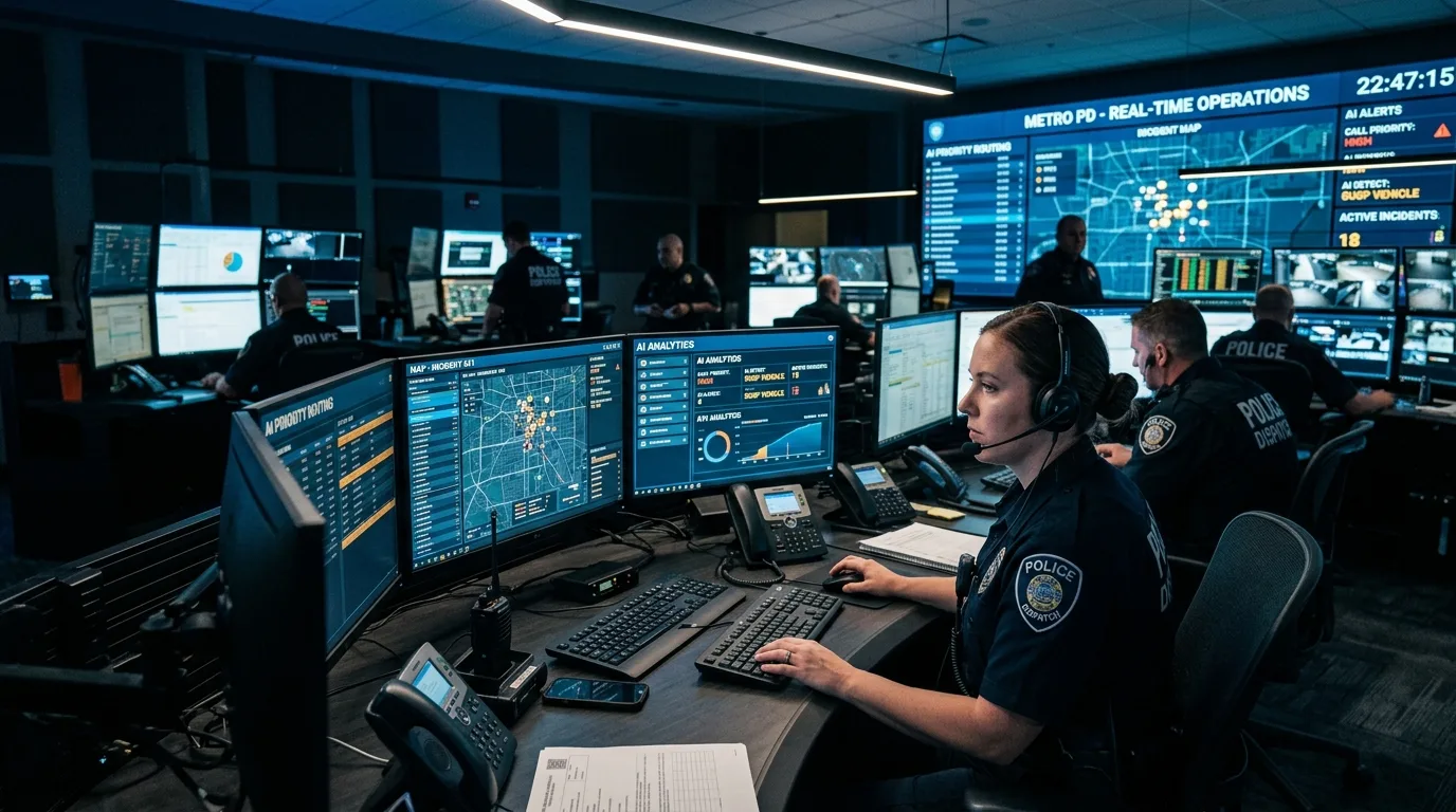 AI Revolutionerar Polisens Kontakt- och Dispatchsystem: Effektivitet och Integritet i Fokus