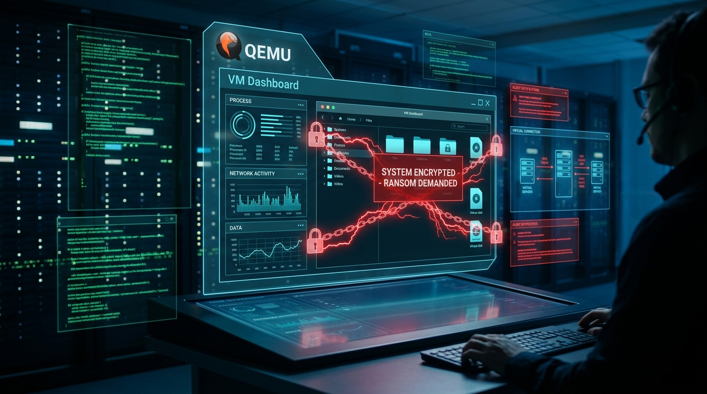 Ransomware utnyttjar QEMU: En ny utmaning för IT-säkerhet