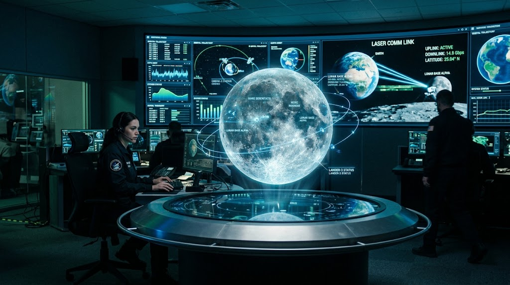 NASA förbereder HDTV-sändningar från framtida månfärder med ny laserkommunikation